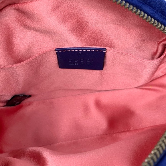 ❌SOLD❌Gucci GG Marmont Matelassé Velvet Belt Bag - Picture 6 of 8